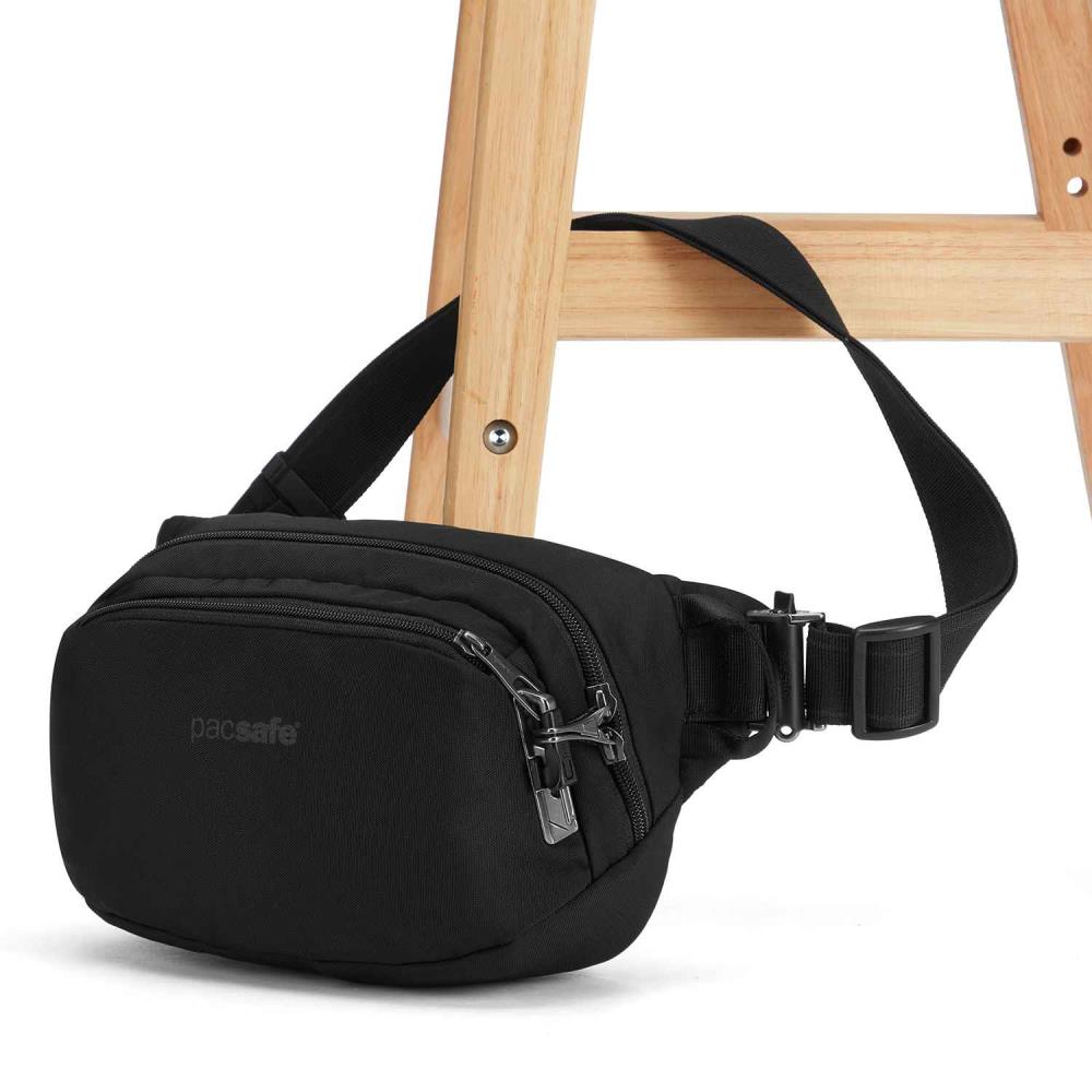 Pacsafe V Hip Pack Black Anti-Theft Bauchtasche