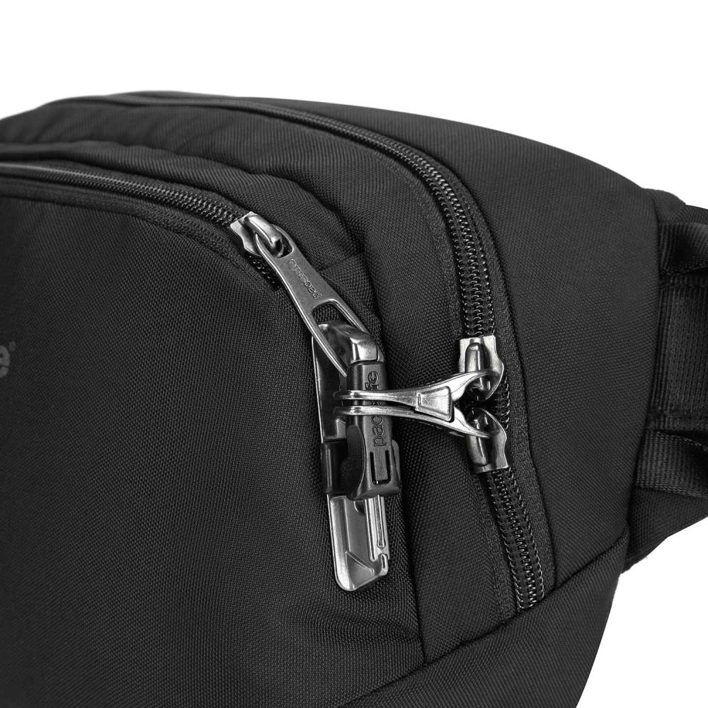 Pacsafe V Hip Pack Black Anti-Theft Bauchtasche