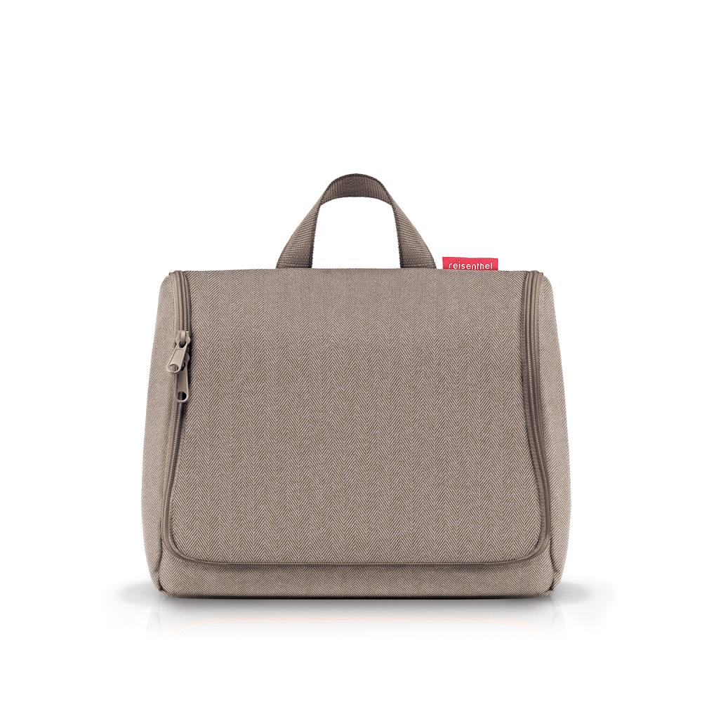 Reisenthel Toiletbag XL Herringbone Mokka Kosmetiktasche