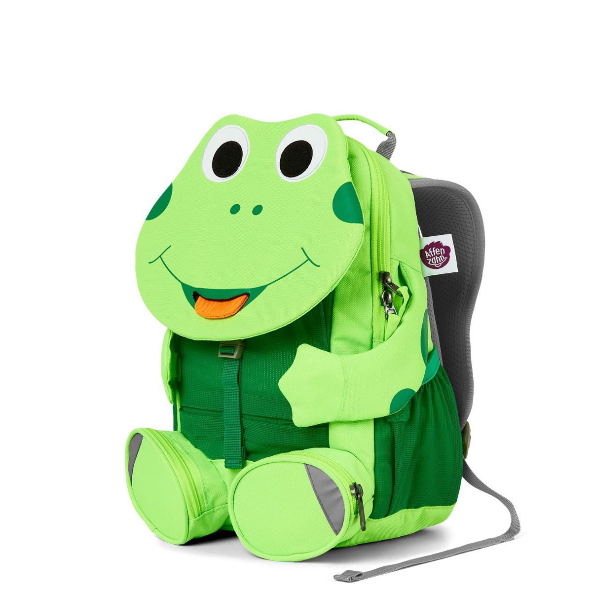 Affenzahn Großer Freund Frosch Neon Kindergartenrucksack