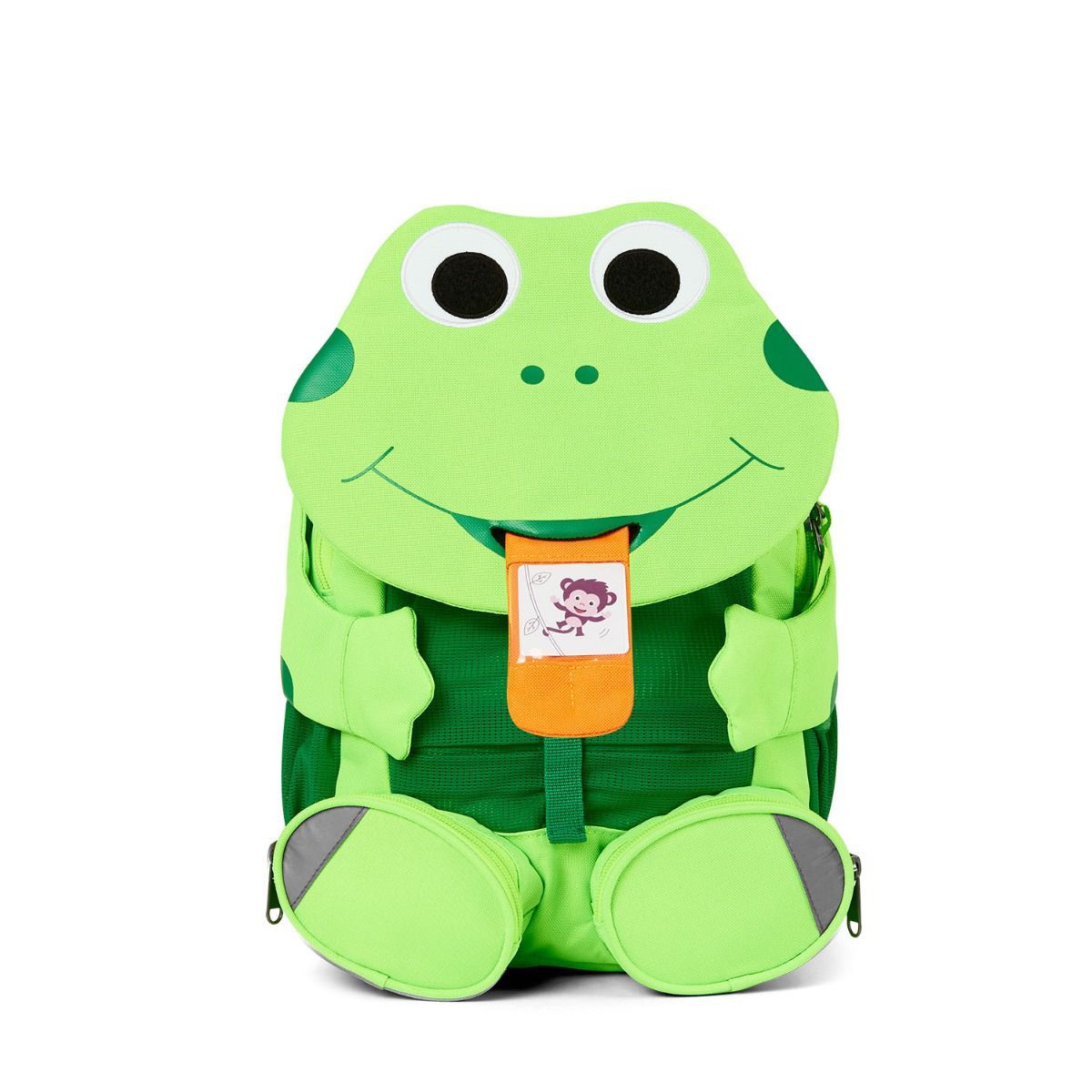 Affenzahn Großer Freund Frosch Neon Kindergartenrucksack