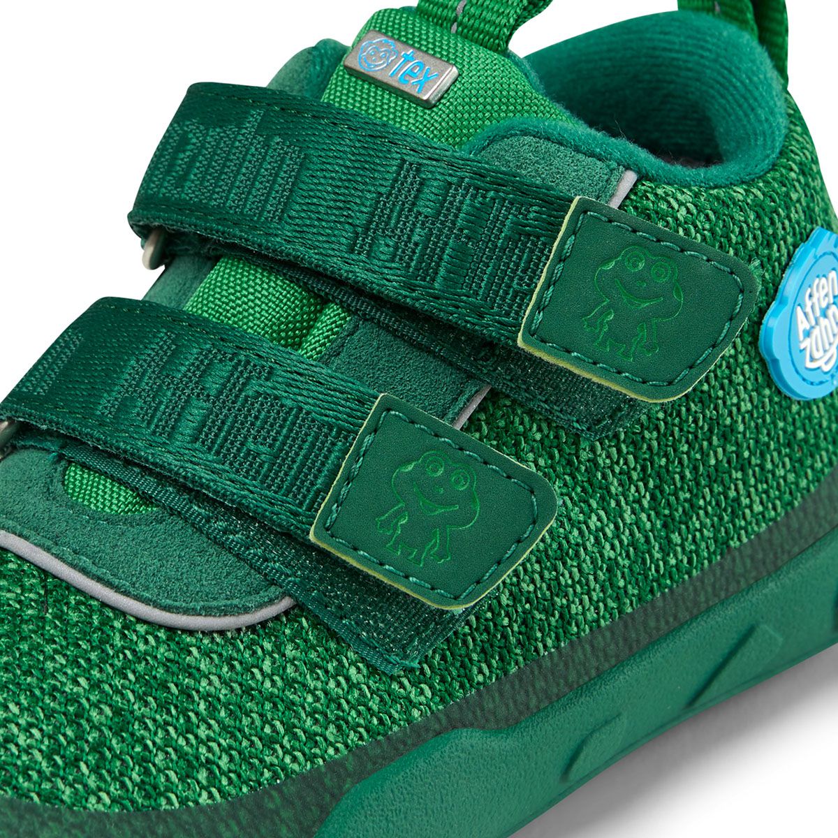 Affenzahn Barfußschuh Knit Happy Smile Frosch