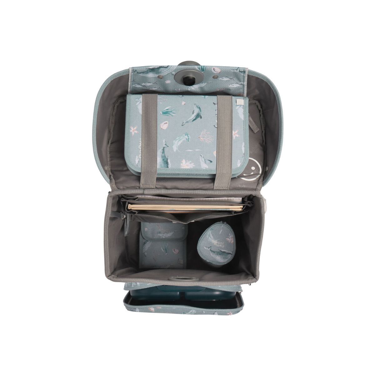 School Mood Hero Maxx Air Aqua Nordic Collection Schulranzen Set 7tlg.