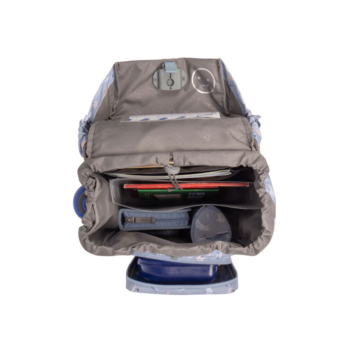 School Mood Rebel Air Aqua Nordic Collection Schulrucksack Set 8tlg.