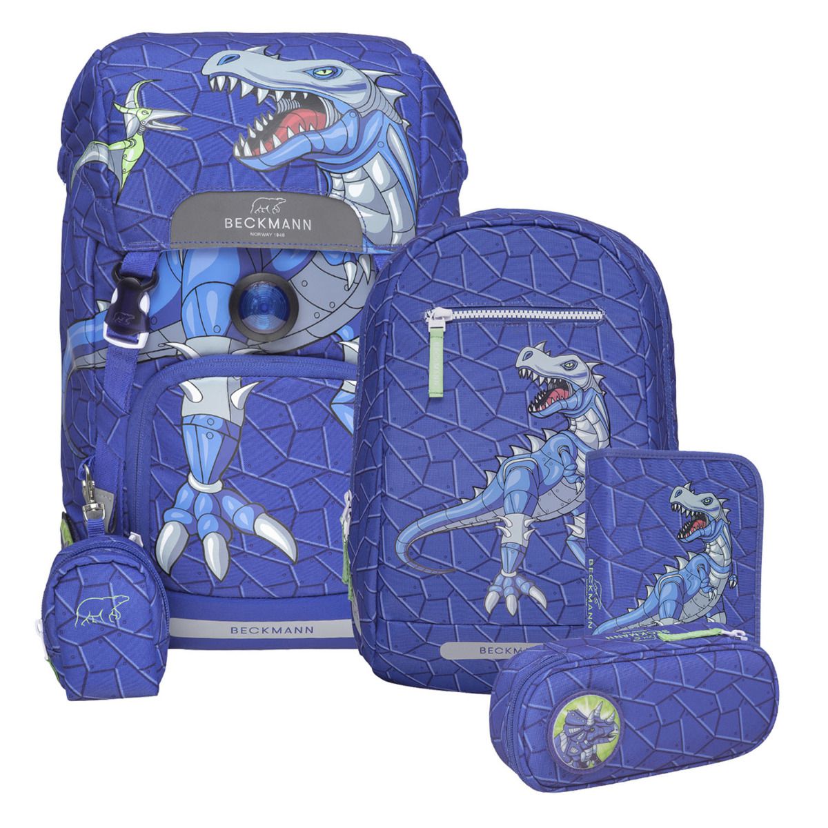 Beckmann Classic Armour Rex Schulrucksack Set 6tlg.