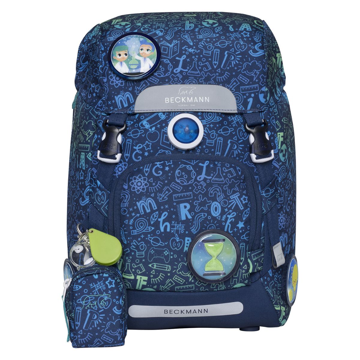 Beckmann Classic Science Schulrucksack Set 6tlg.