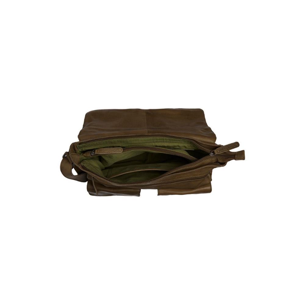 Chesterfield Interlaken Olivgrün Schultertasche