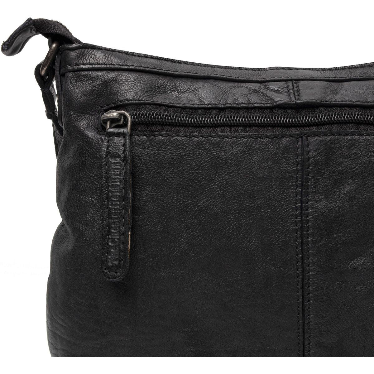 Chesterfield Milton Schwarz Schultertasche