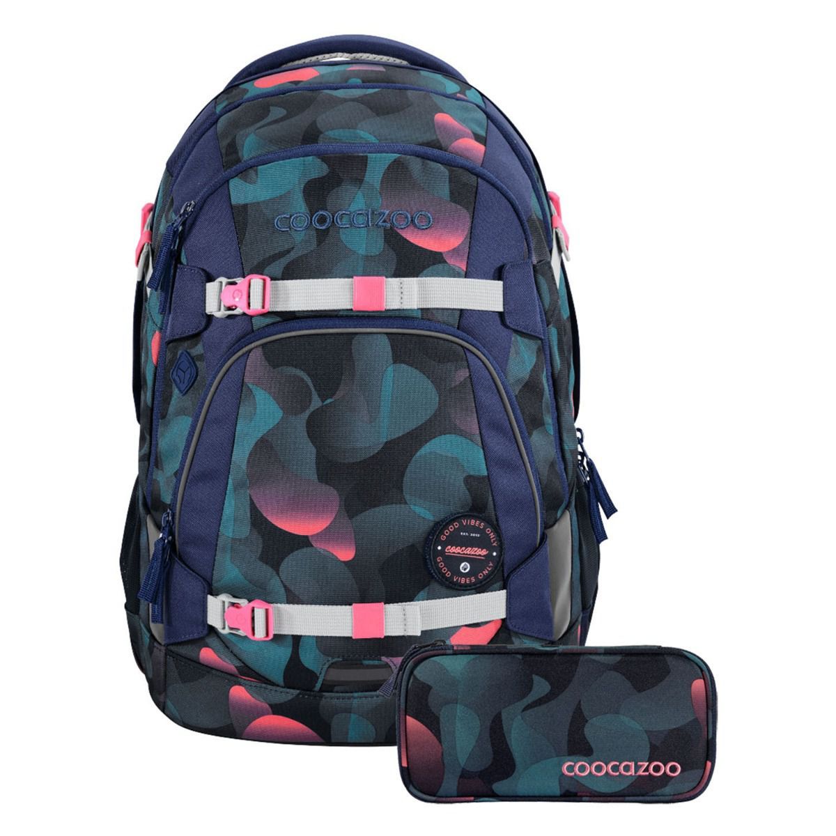 Coocazoo Mate Cloudy Peach Schulrucksack Set 2tlg.