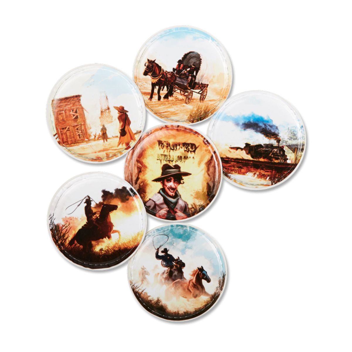 Ergobag Klettie-Set 6tlg. Cowboys