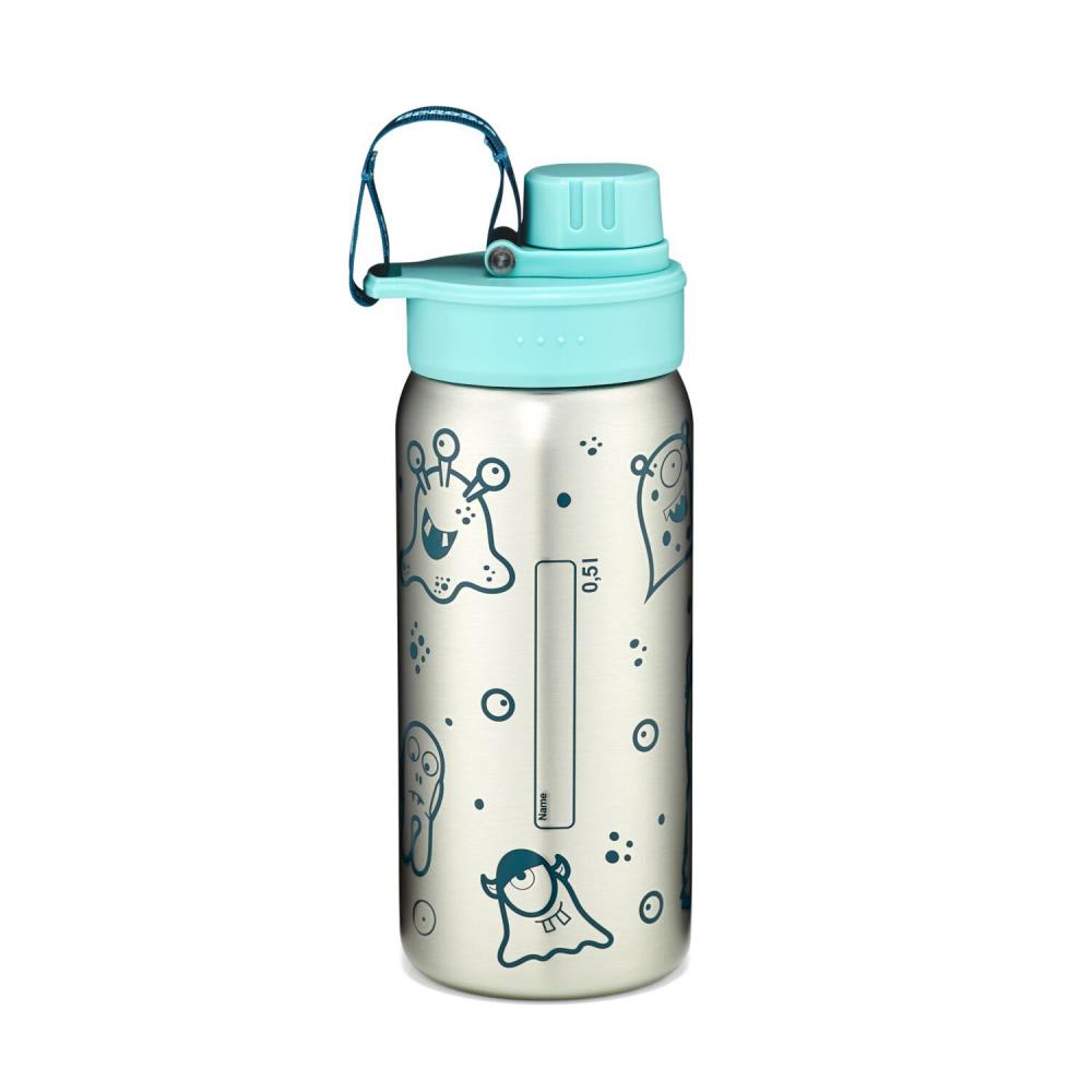 Ergobag Edelstahl Trinkflasche Petrol