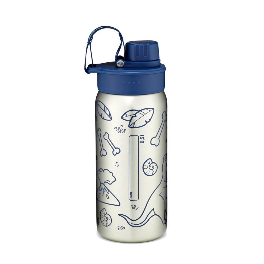 Ergobag Edelstahl Trinkflasche Blau