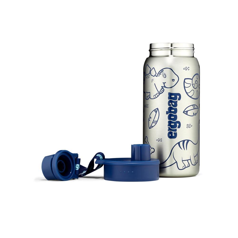 Ergobag Edelstahl Trinkflasche Blau