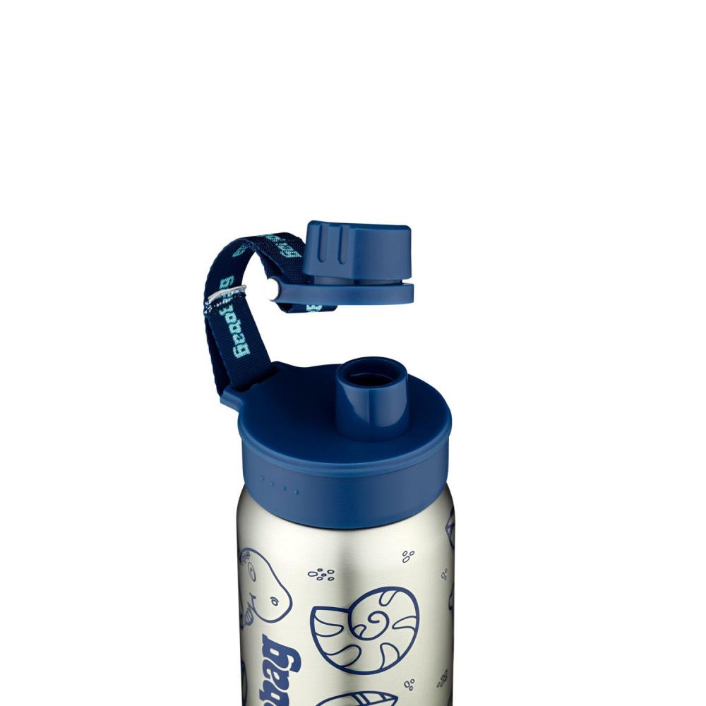 Ergobag Edelstahl Trinkflasche Blau