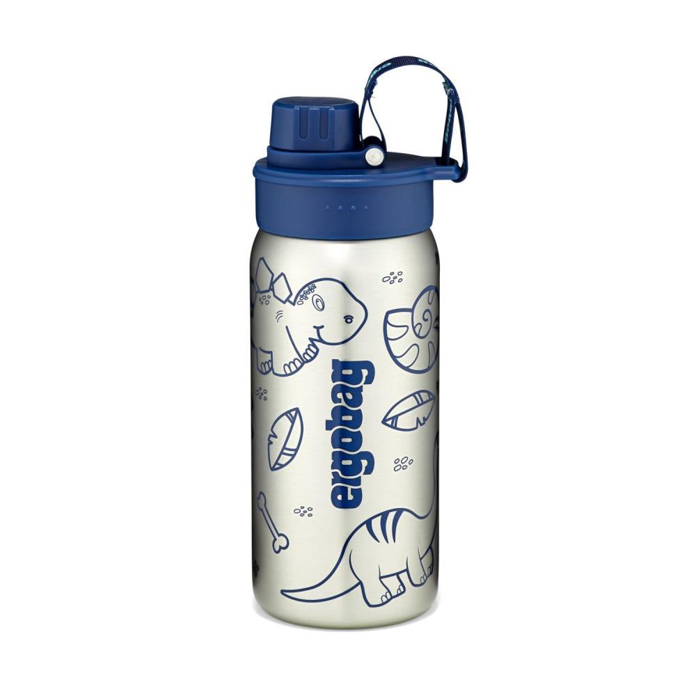 Ergobag Edelstahl Trinkflasche Blau