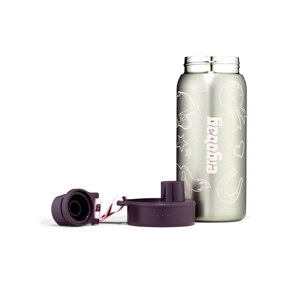Ergobag Edelstahl Trinkflasche Lila