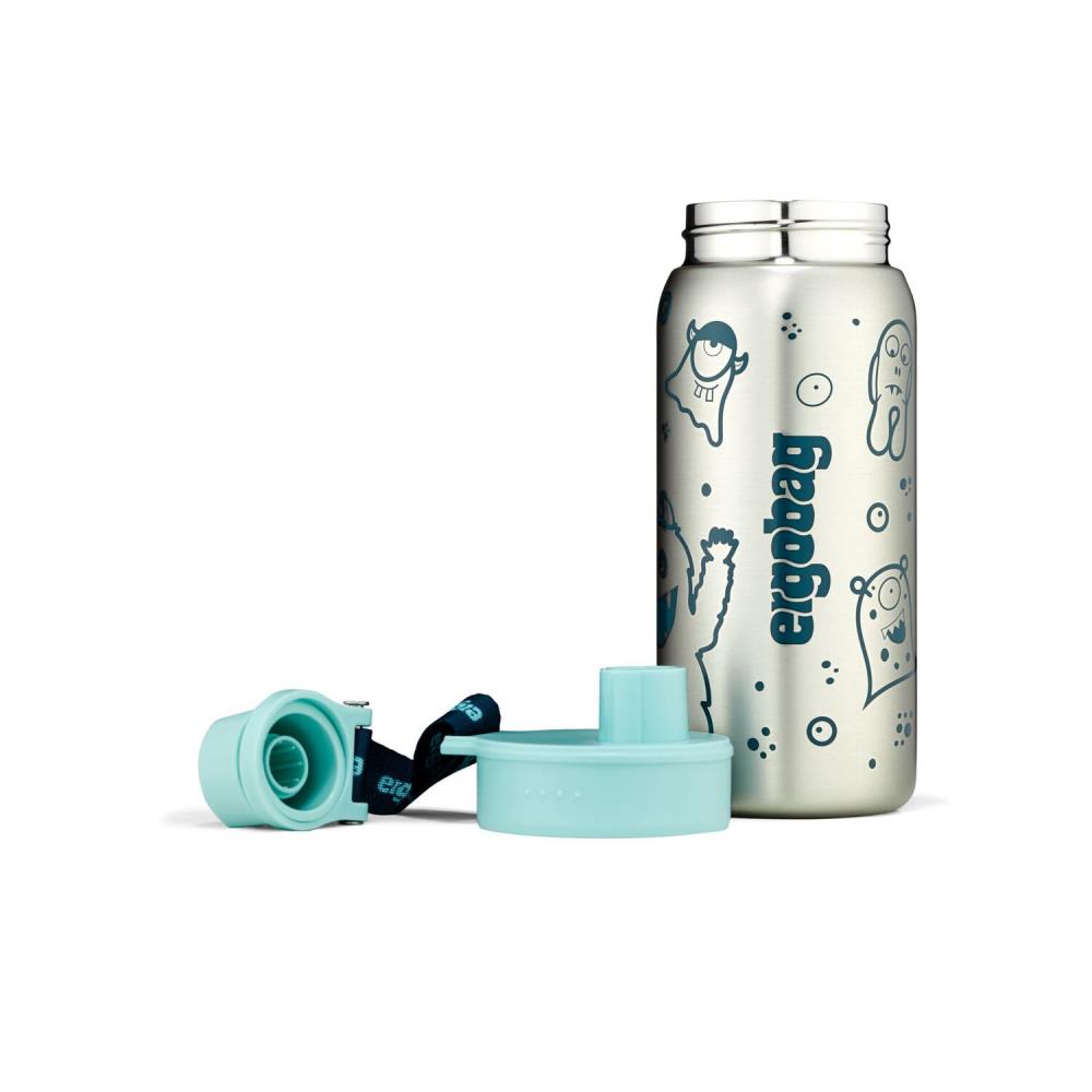 Ergobag Edelstahl Trinkflasche Petrol