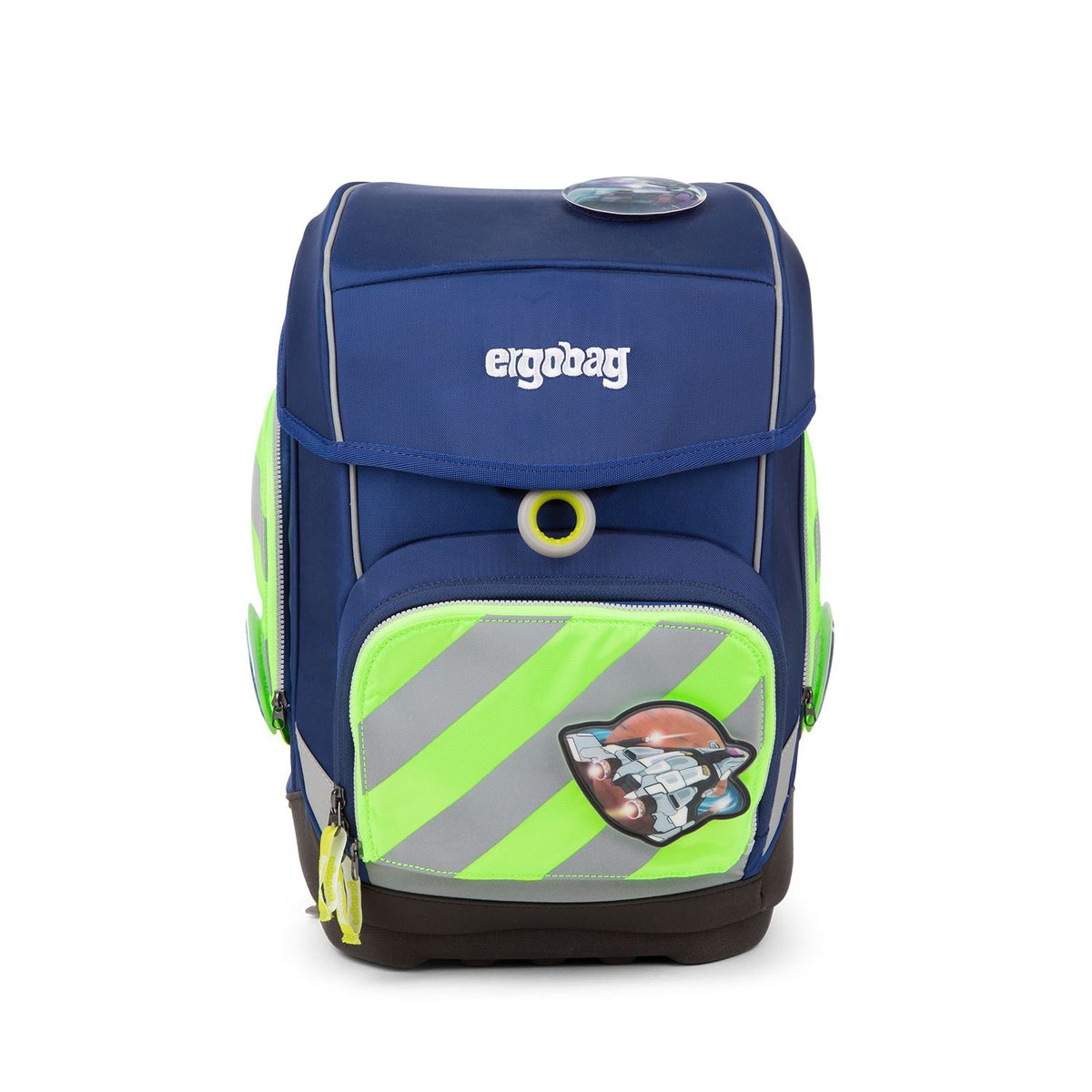 Ergobag Cubo Sicherheitsset Grün mit Reflektorstreifen 3tlg.