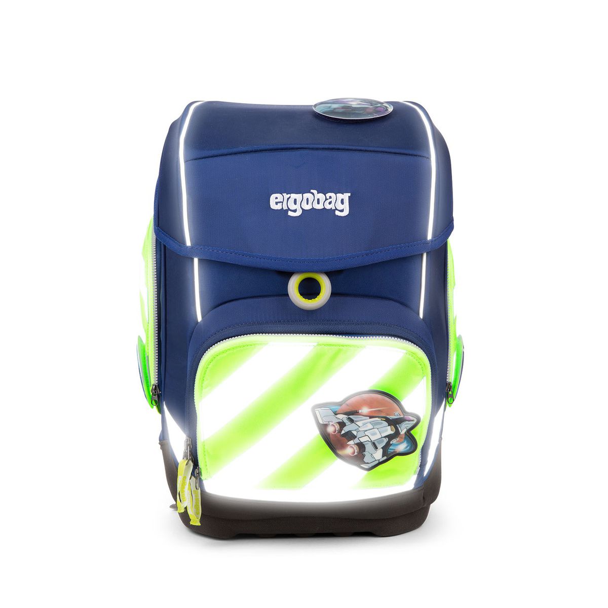 Ergobag Cubo Sicherheitsset Grün mit Reflektorstreifen 3tlg.