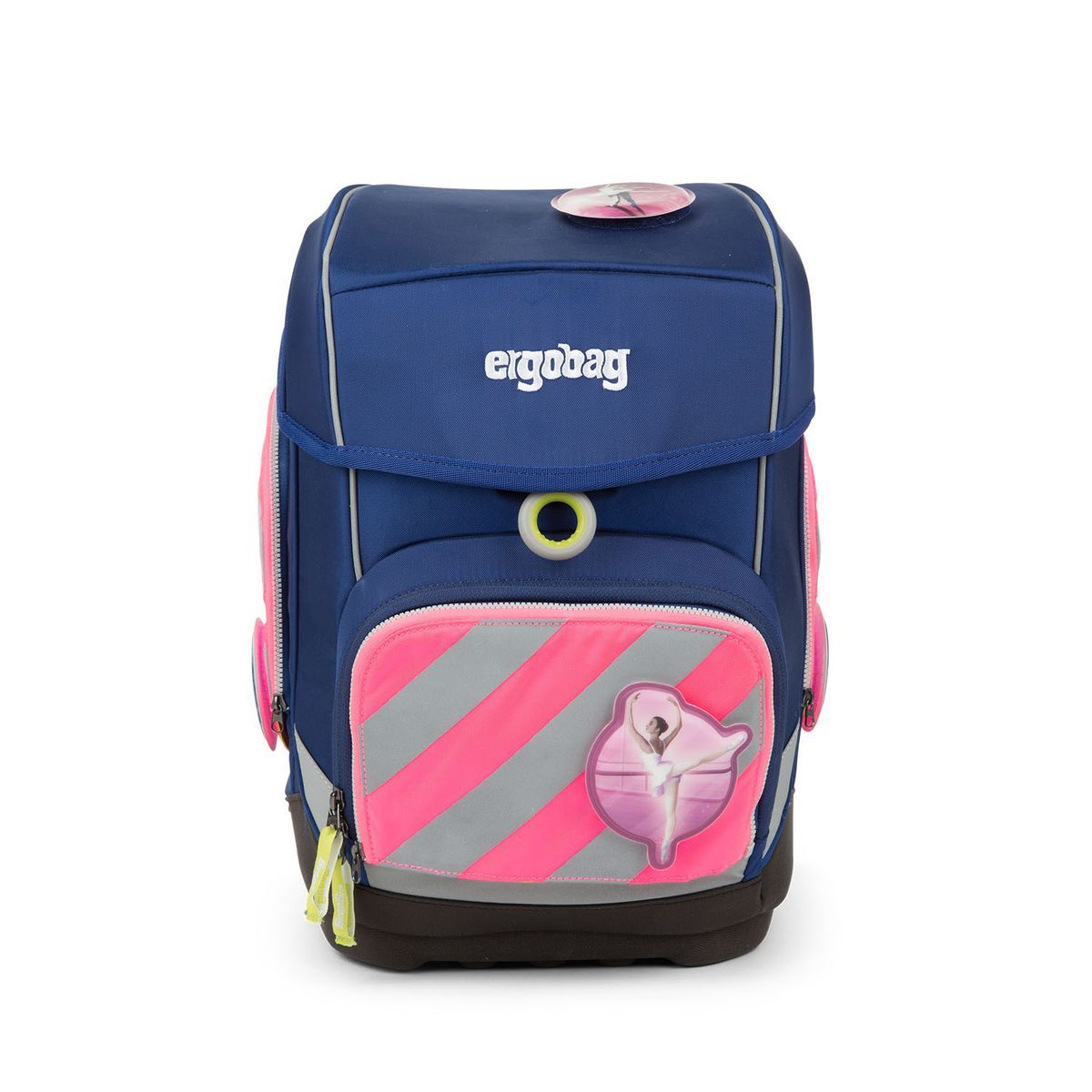 Ergobag Cubo Sicherheitsset Pink mit Reflektorstreifen 3tlg.