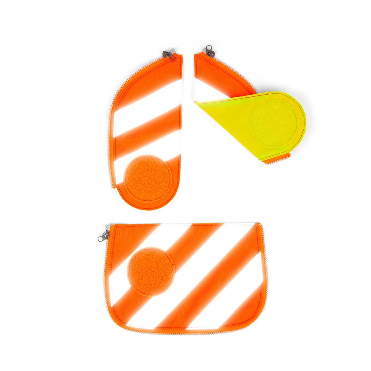 Ergobag Cubo Sicherheitsset Orange mit Reflektorstreifen 3tlg.