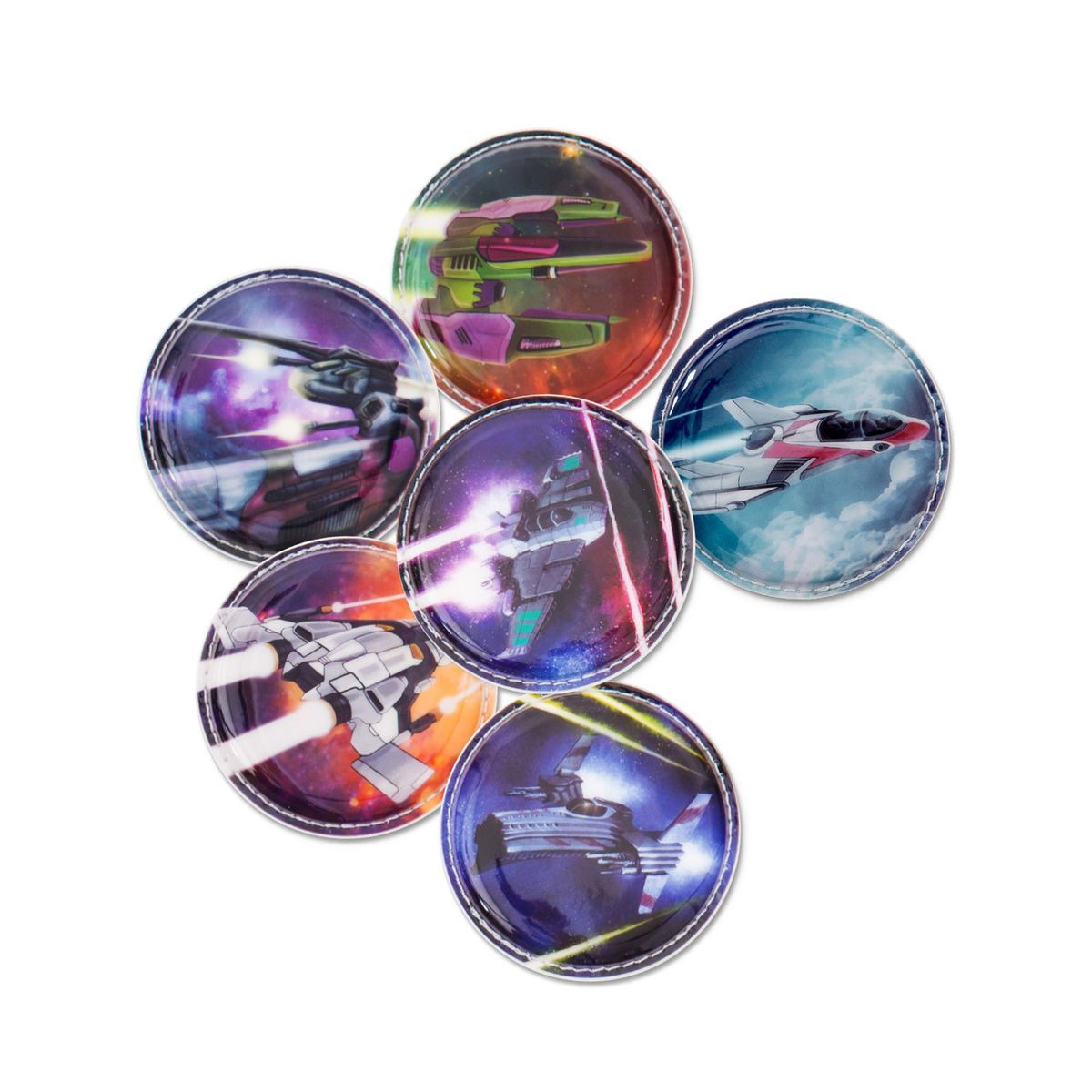 Ergobag Klettie-Set 6tlg. Space II