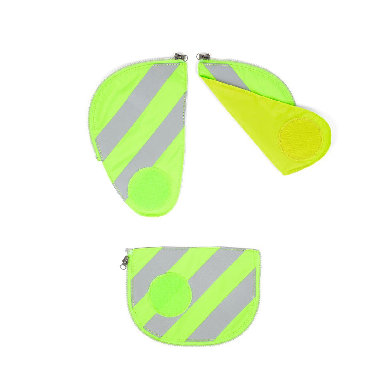 Ergobag Pack Sicherheitsset Grün mit Reflektorstreifen 3tlg.
