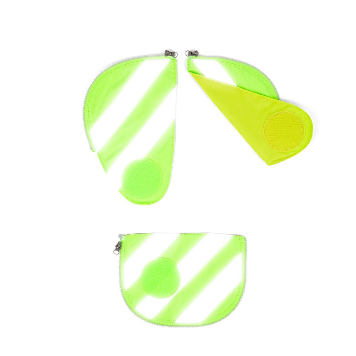 Ergobag Pack Sicherheitsset Grün mit Reflektorstreifen 3tlg.