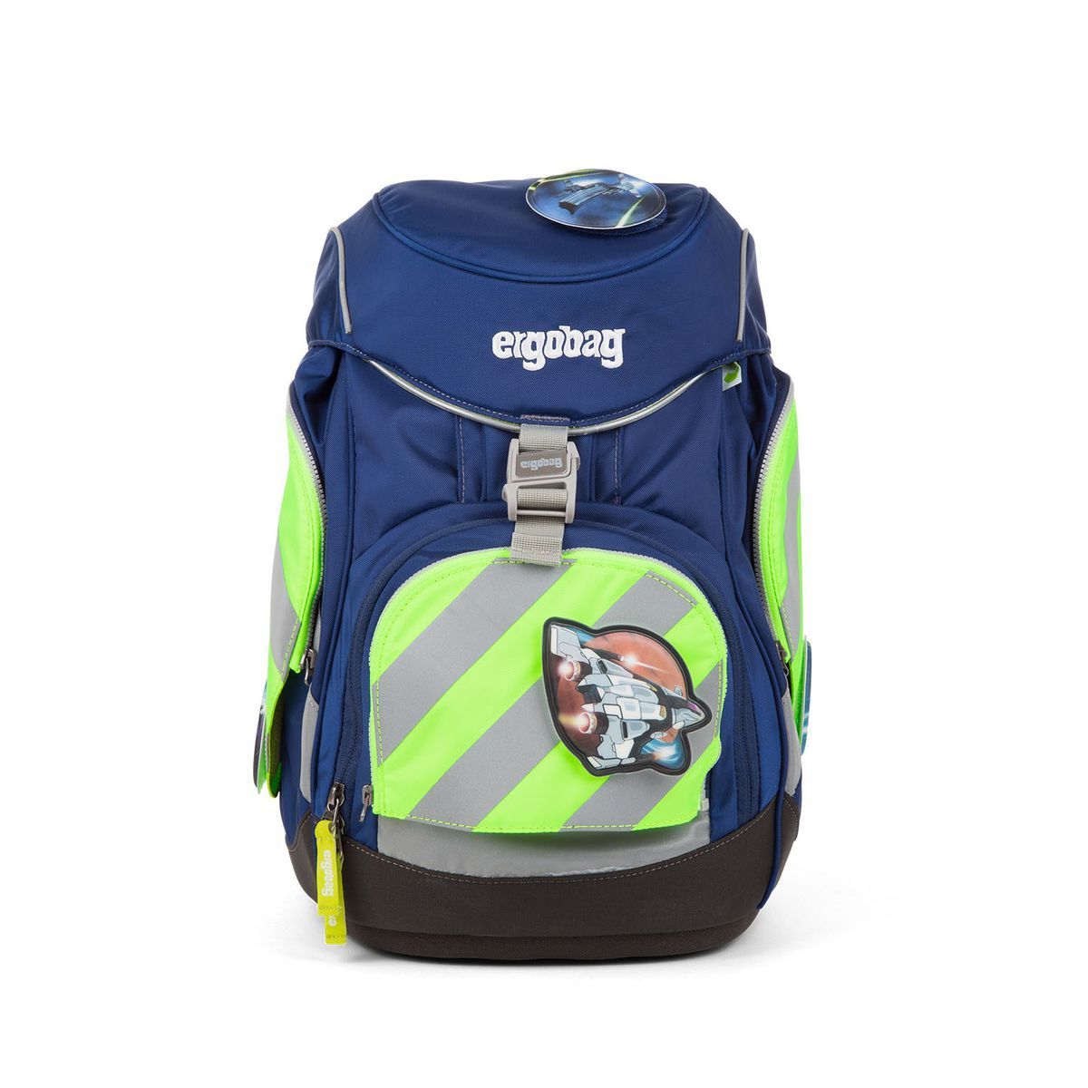 Ergobag Sicherheitsset Grün mit Reflektorstreifen 3tlg.