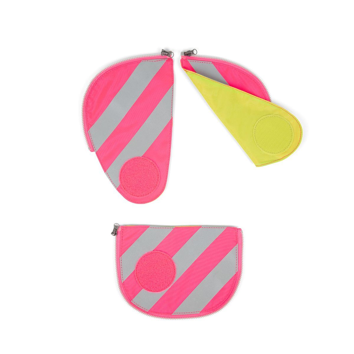 Ergobag Sicherheitsset Pink mit Reflektorstreifen 3tlg.