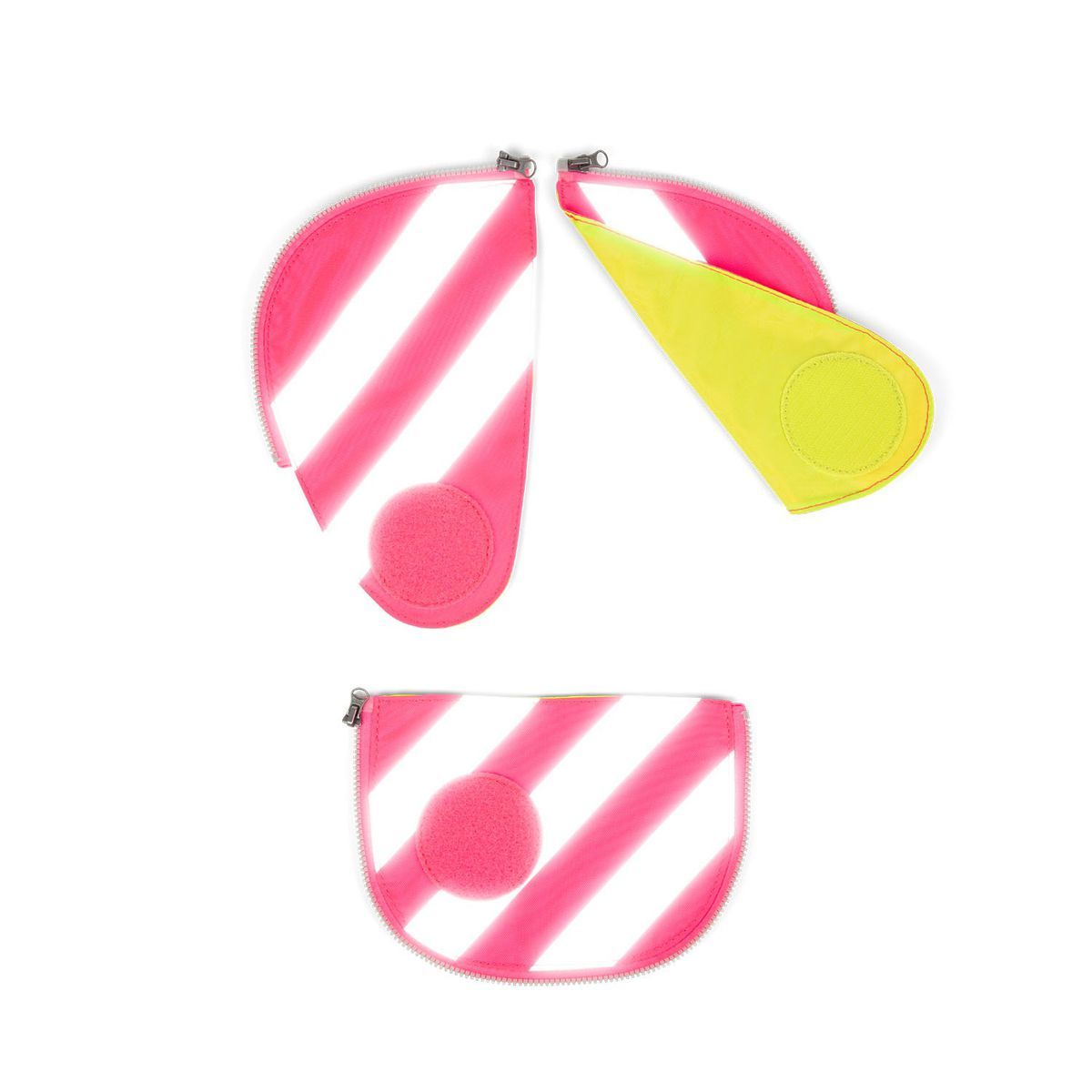 Ergobag Pack Sicherheitsset Pink mit Reflektorstreifen 3tlg.