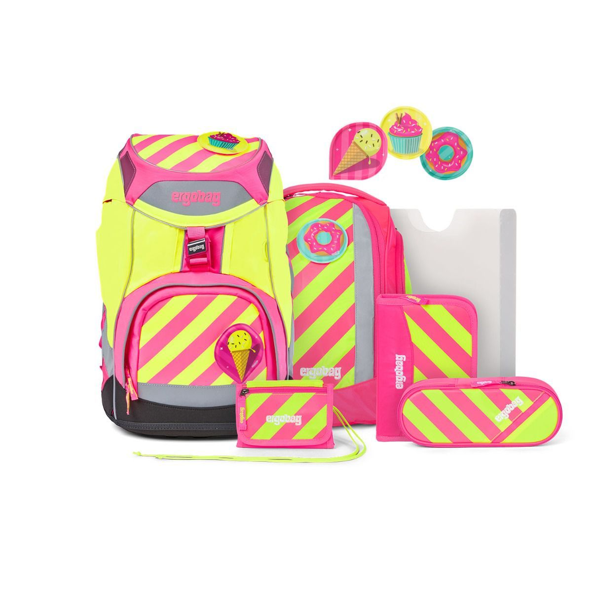 Ergobag Pack StrahleBär Neo Edition Schulrucksack Set 7tlg.