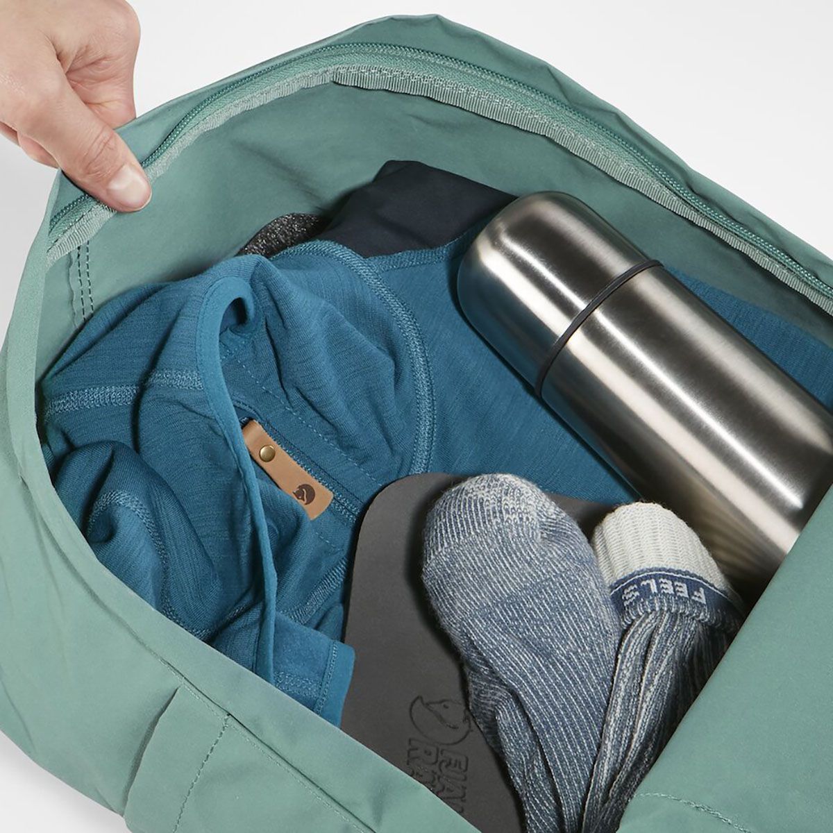 Fjällräven Kanken Sky Blue Light Oak Rucksack