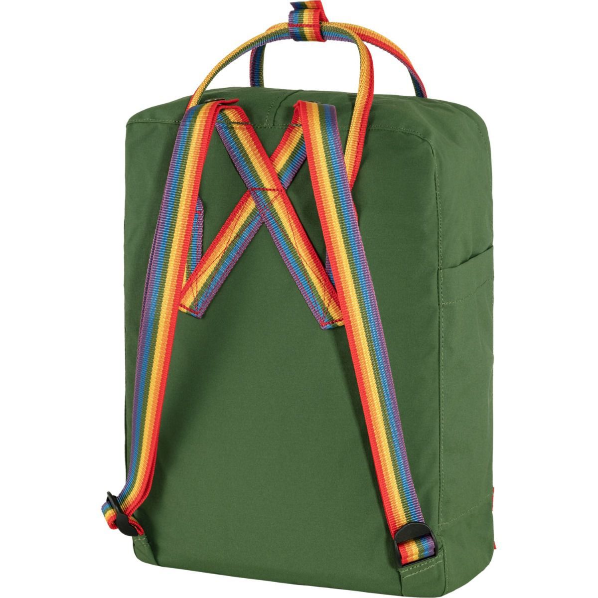 Fjällräven Kanken Rainbow Spruce Green-Rainbow Pattern Rucksack