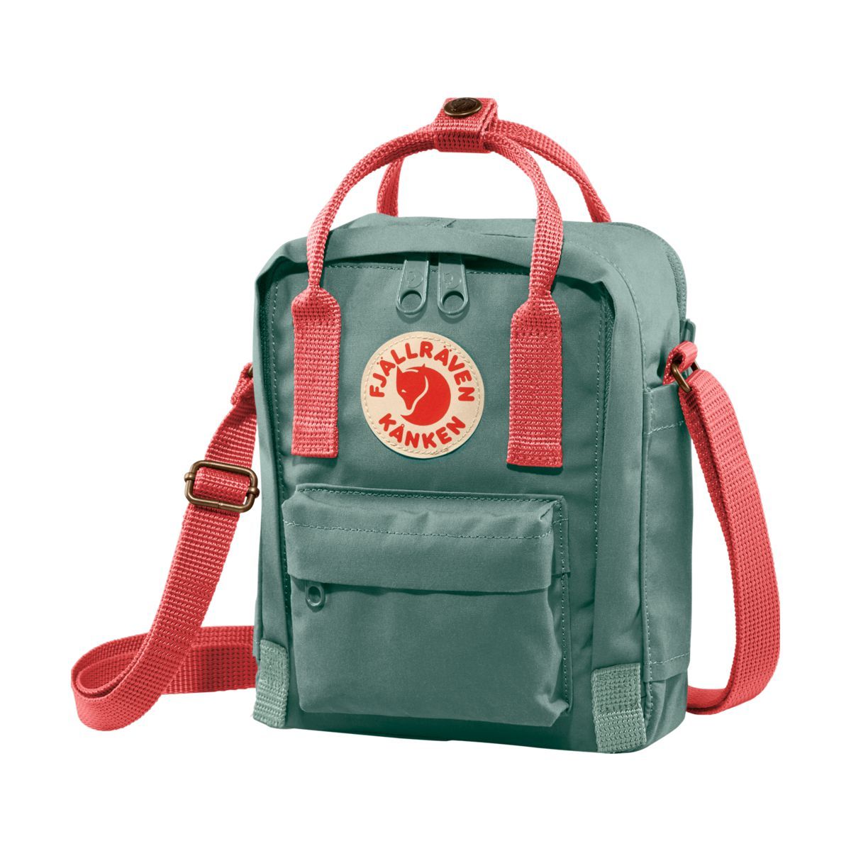 Fjällräven Kanken Sling Frost Green-Peach Pink Rucksack