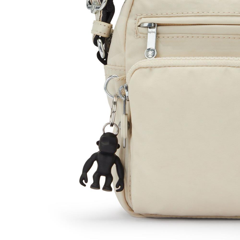 Kipling Albena M Light Sand Umhängetasche