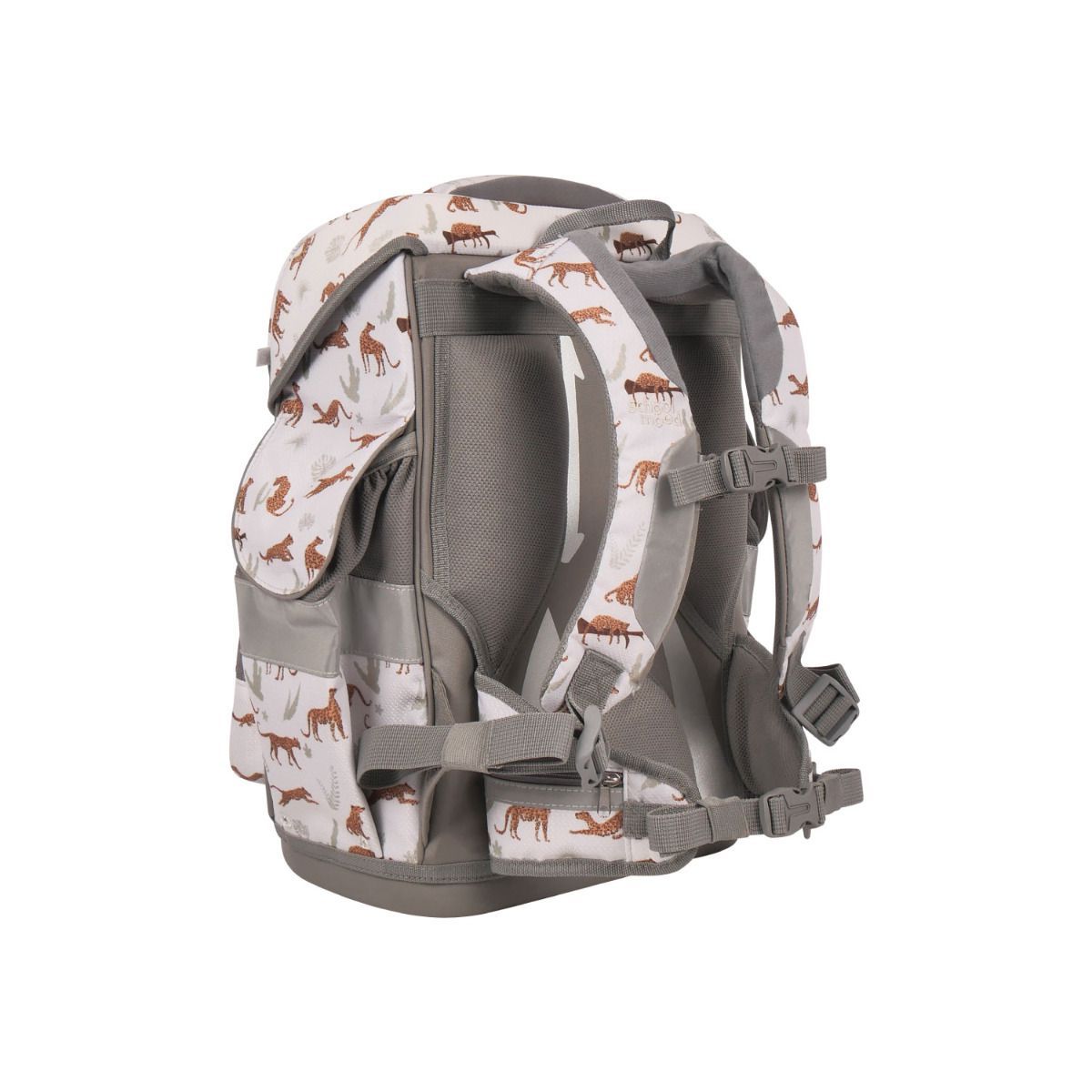 School Mood Timeless Air Leopard Nordic Collection Schulranzen Set 7tlg.