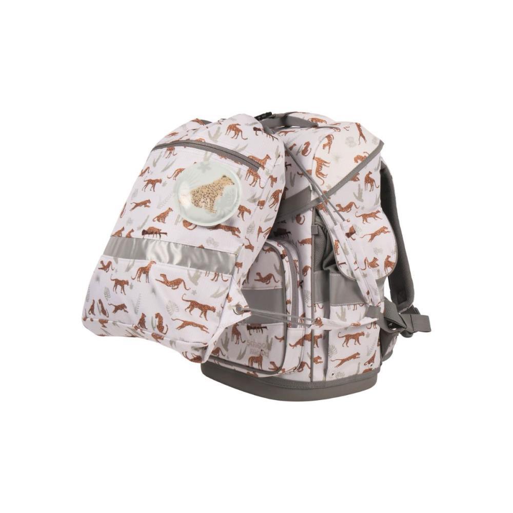 School Mood Timeless Air Leopard Nordic Collection Schulranzen Set 7tlg.