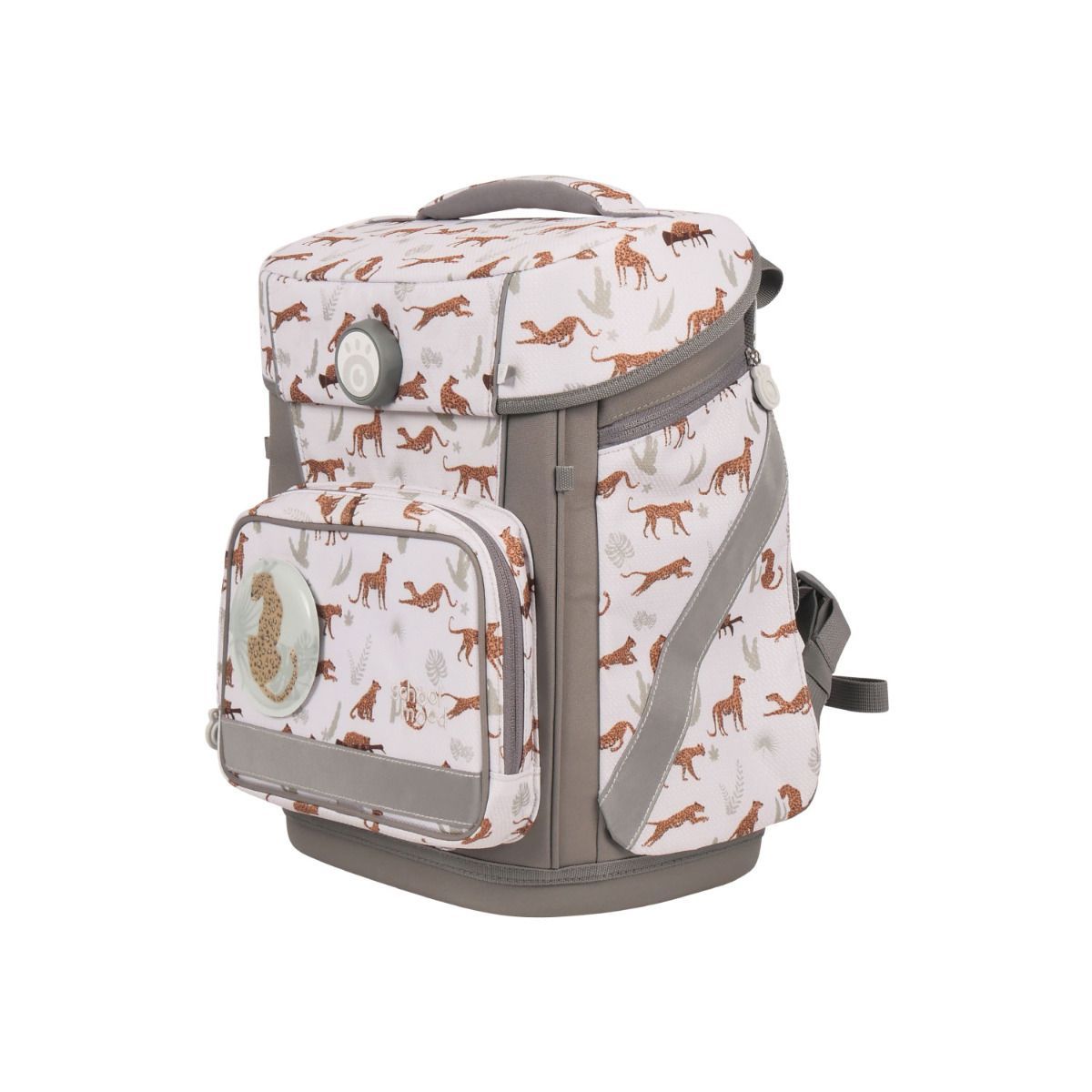 School Mood Hero Maxx Air Leopard Nordic Collection Schulranzen Set 7tlg.