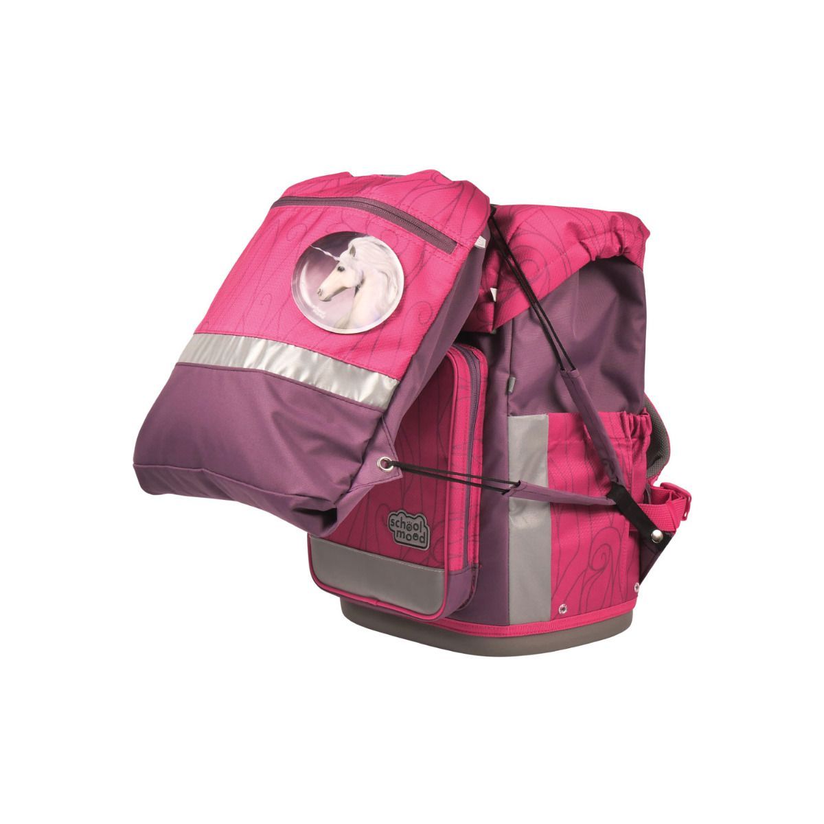School Mood Rebel Air Luisa Einhorn Schulrucksack Set 8tlg.