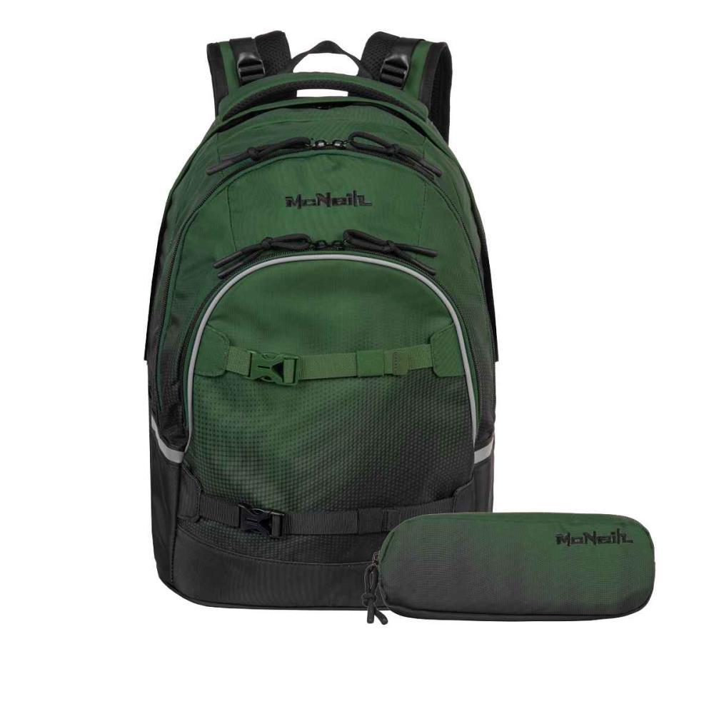 McNeill Milo Grass Schulrucksack Set 2tlg.