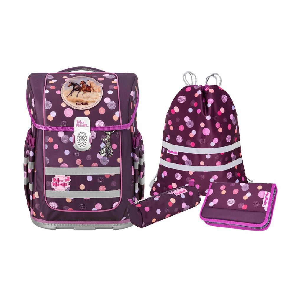 McNeill Ergo Compacto Ruby Schulranzen Set 5tlg.