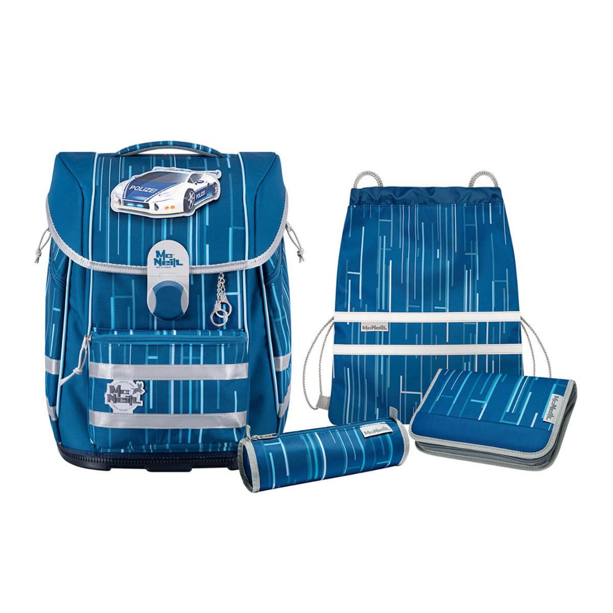 McNeill Biggy New Police Schulranzen Set 5tlg.
