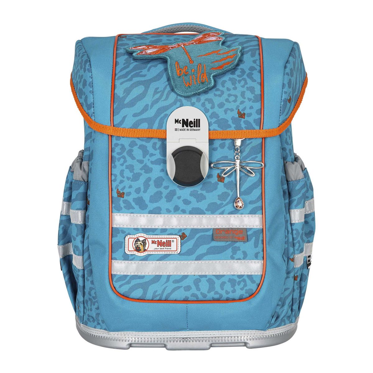 McNeill ERGO COMPLETE Orange Schulranzen Set 4tlg.