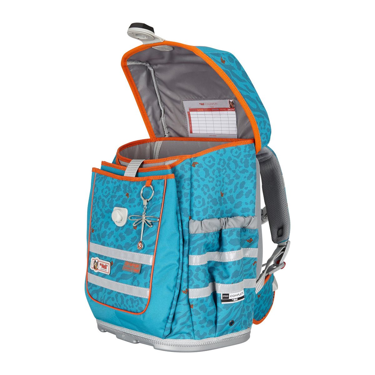 McNeill ERGO COMPLETE Orange Schulranzen Set 4tlg.