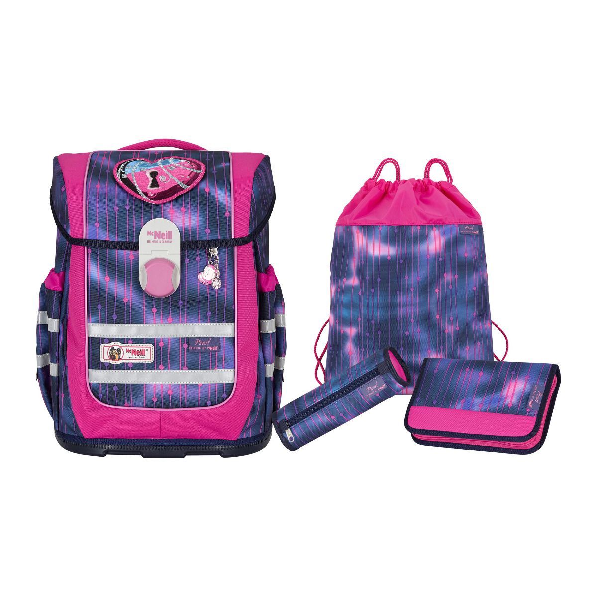 McNeill ERGO COMPLETE Pearl Schulranzen Set 4tlg.