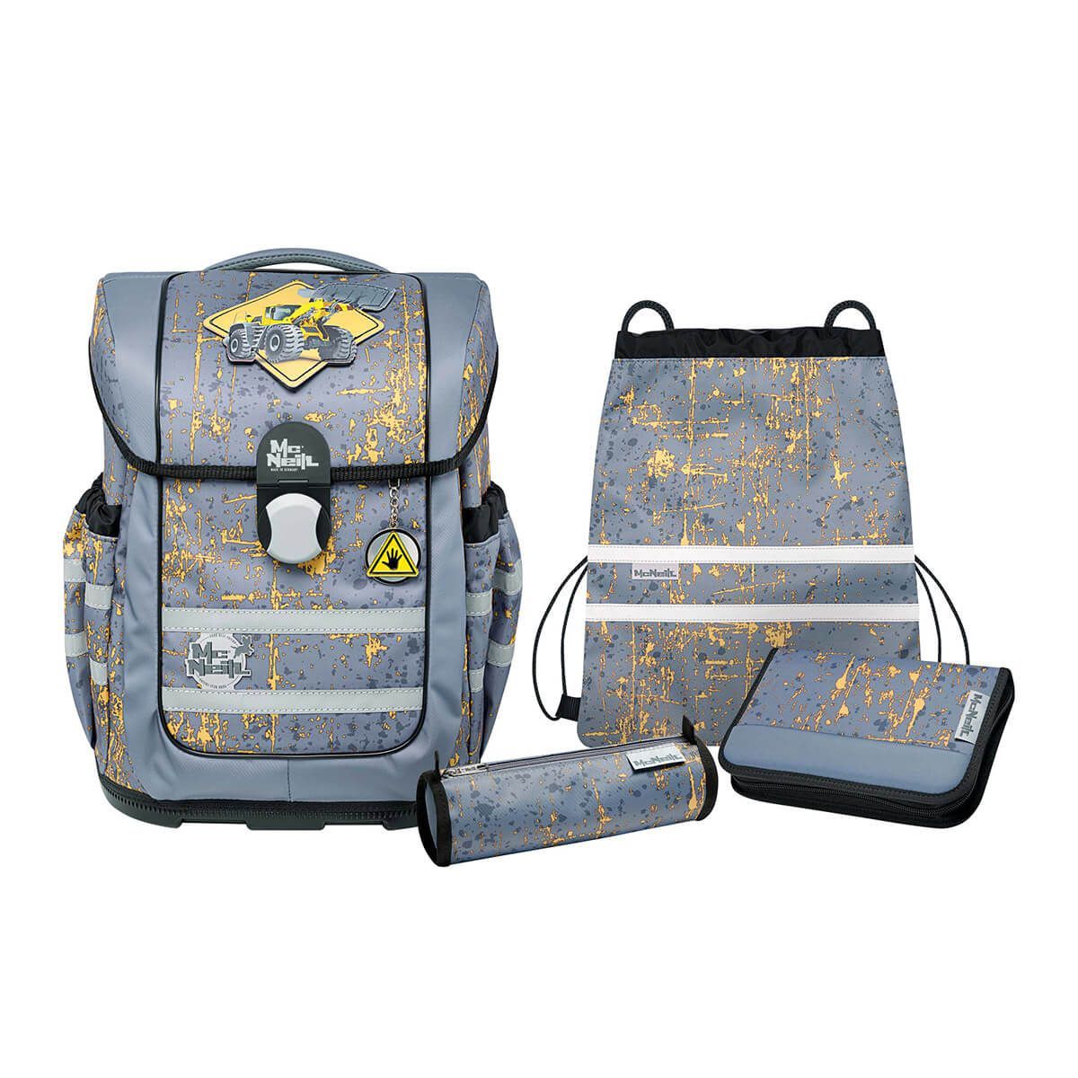 McNeill ERGO COMPLETE Steel Schulranzen Set 5tlg.