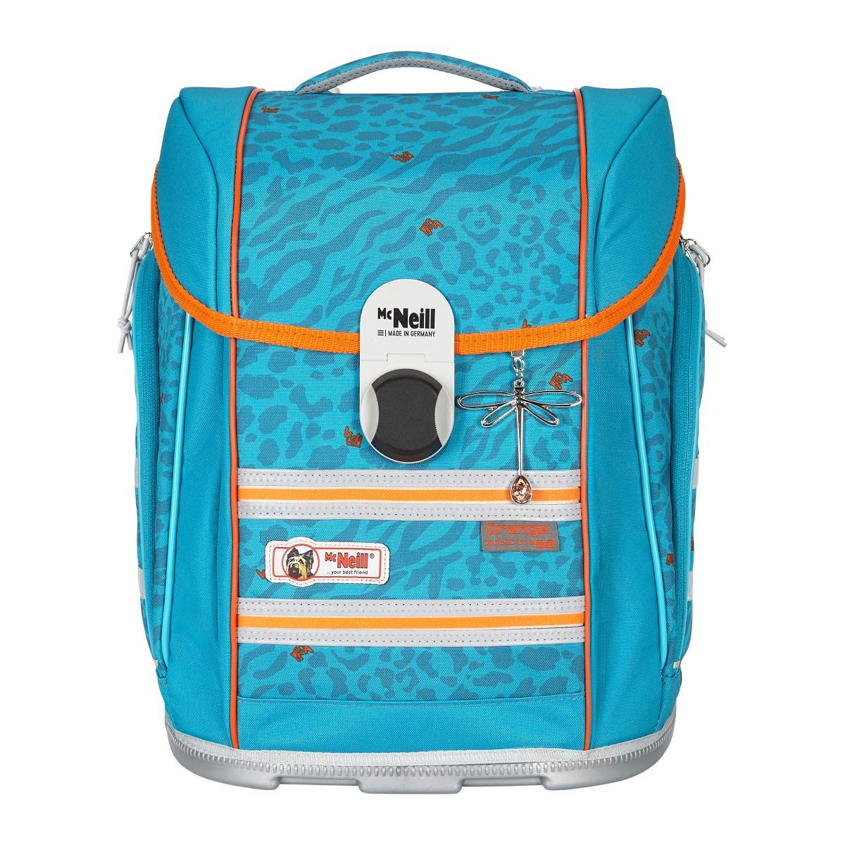 McNeill ERGO Primero McLight Orange Schulranzen Set 4tlg.