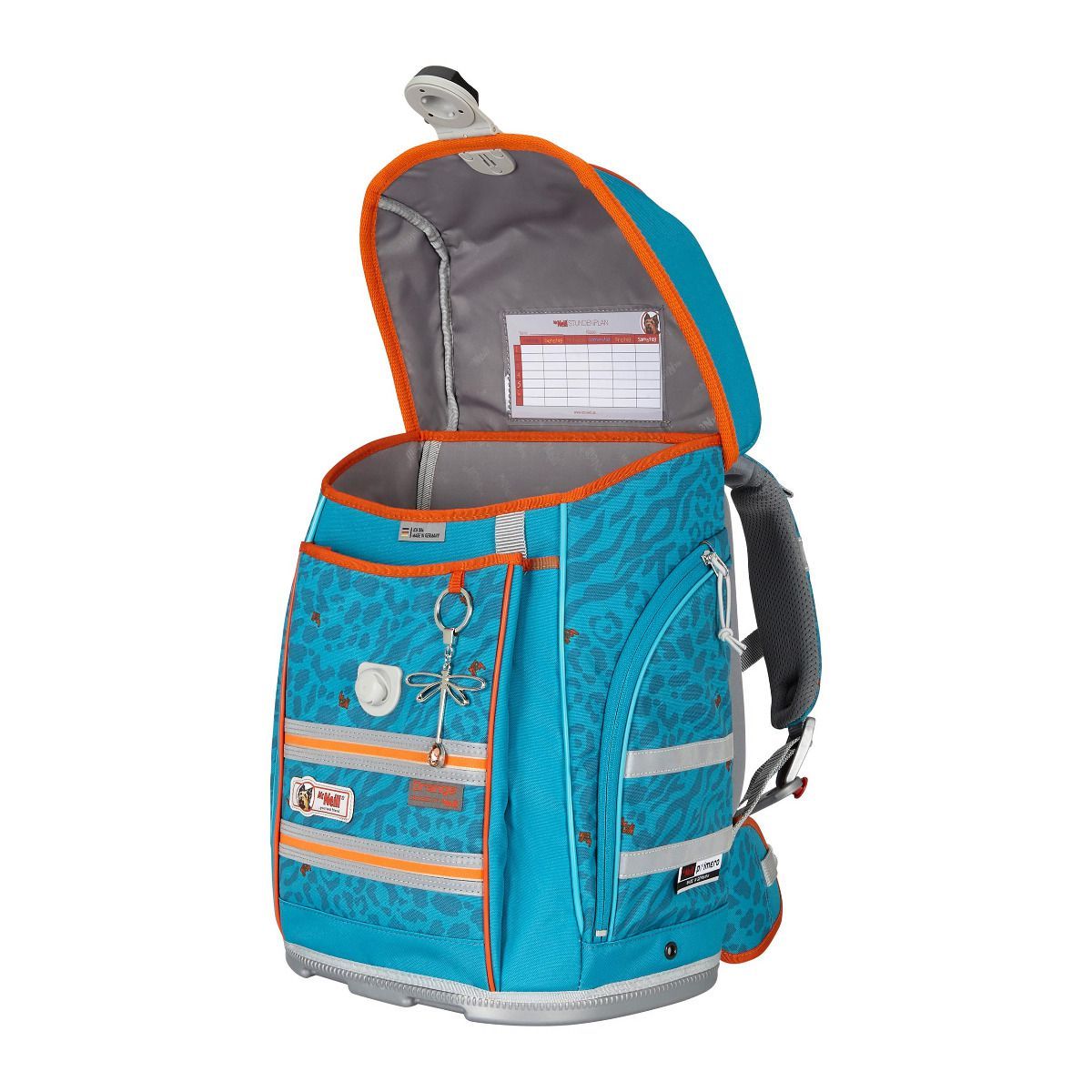 McNeill ERGO Primero McLight Orange Schulranzen Set 4tlg.