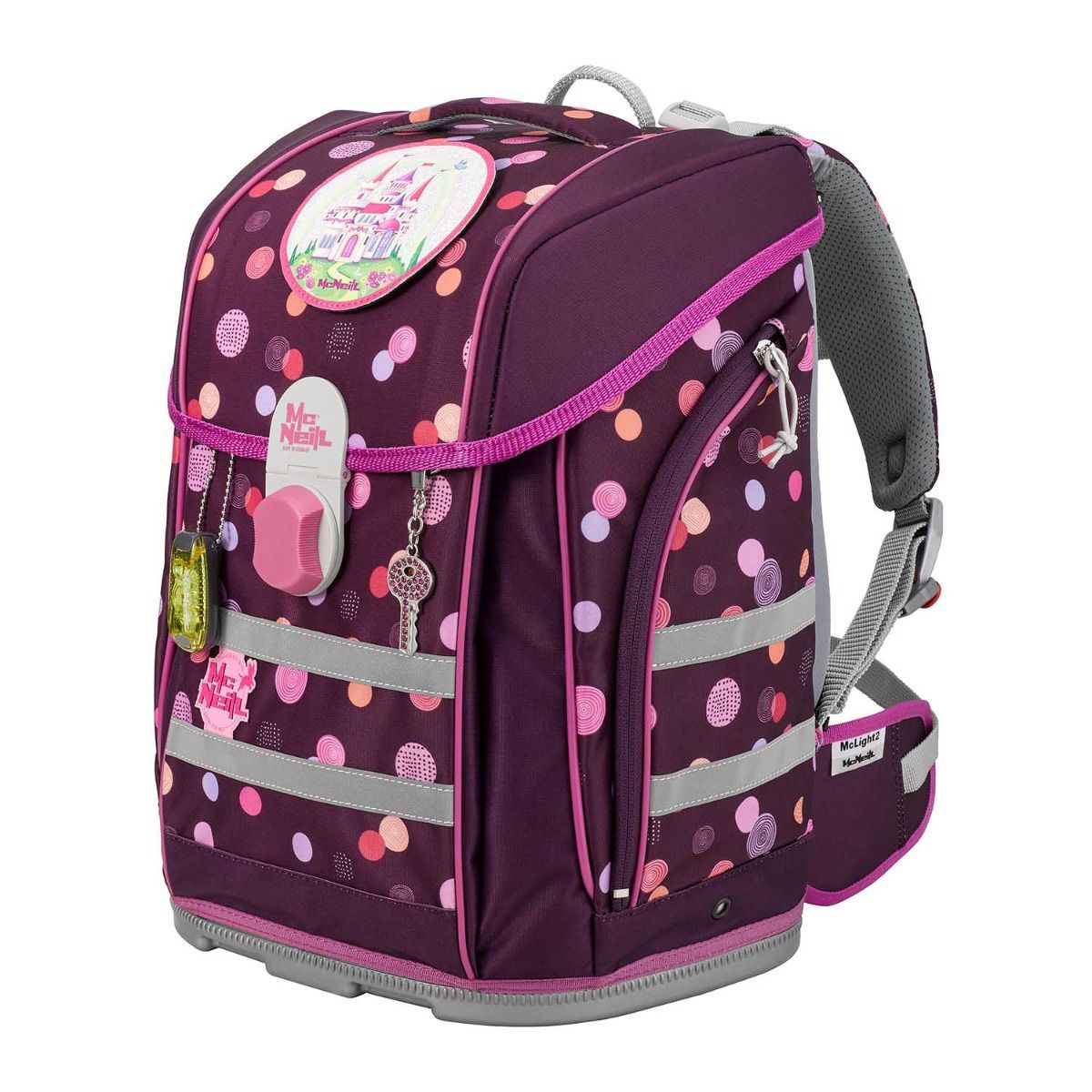 McNeill McLight 2 Ruby Schulranzen Set 6tlg.